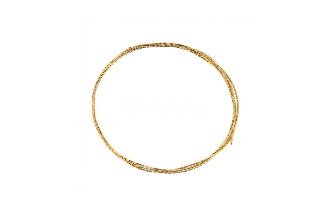 VX-1-2 Wire, Витая, Сталь, Золотистая, 2м