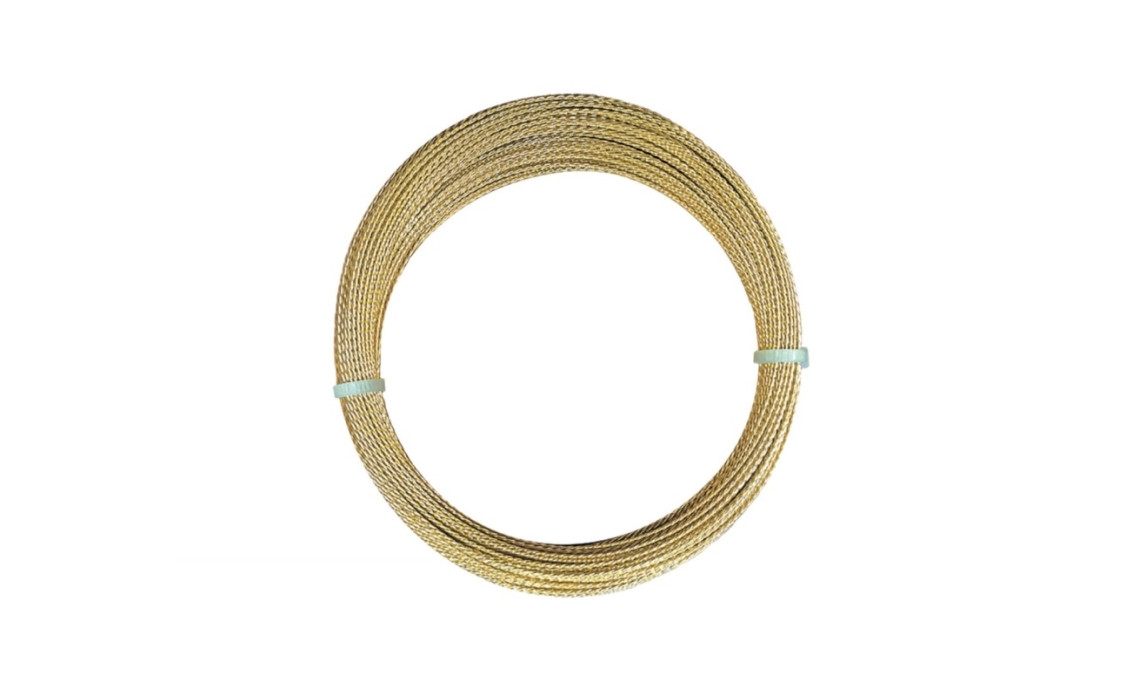 VX-1-20 Wire, Витая, Сталь, Золотистая, 20м