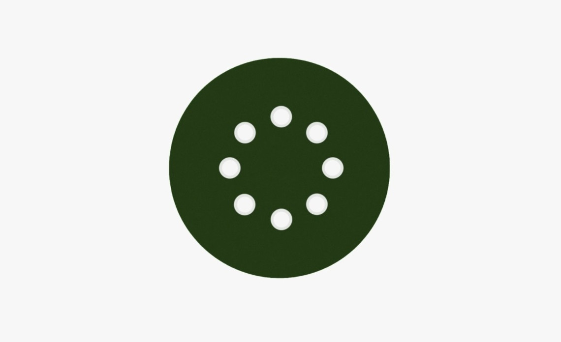 VX-Green, 8 Отверстий, 125мм